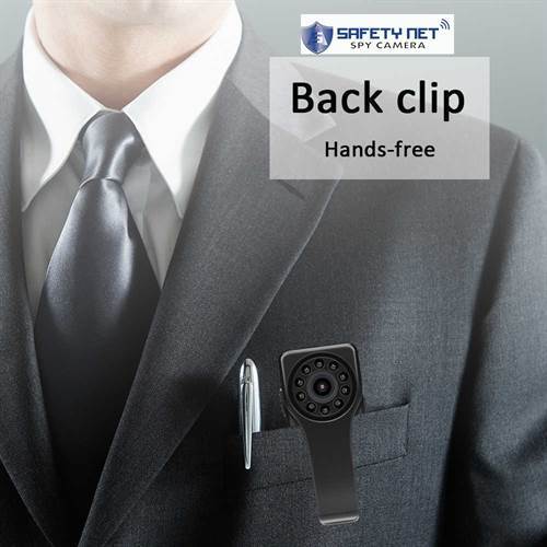 SAFETYNET Wifi 1080P HD  Spy Camera , 5 Hours Continue Recording Camera With 170 Degree Rotating Lens  With Night Vision Motion Detection  Recorder ip Wifi Camera
