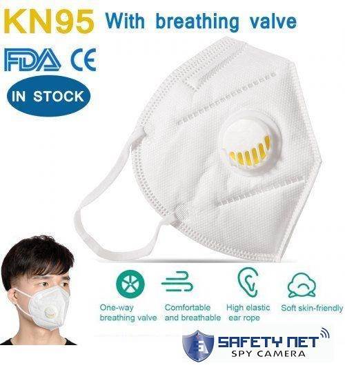 SAFETYNET Anti Pollution, Reusable, Non-Woven with Melt Blown Protective Layer Valve Face Mask With Respirator