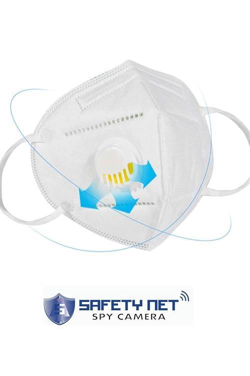 SAFETYNET Anti Pollution, Reusable, Non-Woven with Melt Blown Protective Layer Valve Face Mask With Respirator