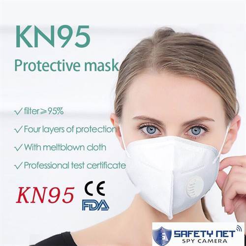 SAFETYNET Anti Pollution, Reusable, Non-Woven with Melt Blown Protective Layer Valve Face Mask With Respirator