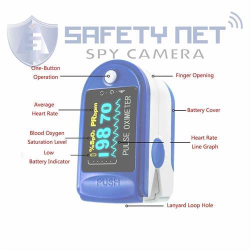 SAFETYNET Fingertip Pulse Oximeter Ultra-compact, lightweight pulse oximeter with colour OLED display