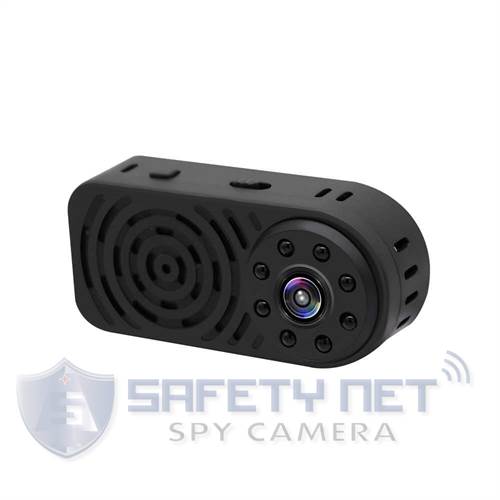 SAFETYNET New Mini WiFi Spy Camera Wireless Hidden, Full HD 1080P Portable Small Covert Home/Office Nanny Cam with Motion Detection and Night Vision, Micro Security Surveillance Hidden Camera