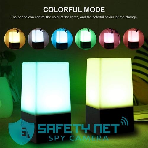 SAFETY NET, SPY CAMERA  Cover Nanny Cameras LED Color Computer Lamp 1080P WiFi Home Security Secret Cam Motion Detection Night Vision Remote Vision via Android iPhone APP