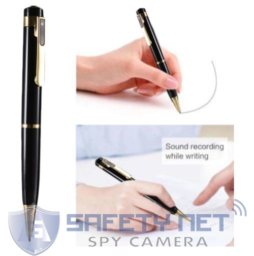 SAFETYNET Mini Hidden Camera Pen Spy Camera HD 1080P Video Audio Recorder, Spy Gadget Body Pen Camera Portable Pocket Camera Support  128GB SD Card (Not Included) Security Cam