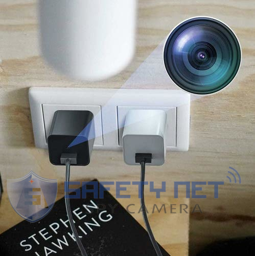 SAFETYNET Spy Camera Charger Hidden Camera Mini Spy Camera 1080P USB Charger Camera Hidden Spy Camera Hidden Nanny Cam Hidden Spy Cam Hidden Cam Surveillance Camera Full HD
