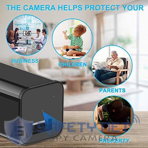 SAFETYNET Spy Camera Charger Hidden Camera Mini Spy Camera 1080P USB Charger Camera Hidden Spy Camera Hidden Nanny Cam Hidden Spy Cam Hidden Cam Surveillance Camera Full HD
