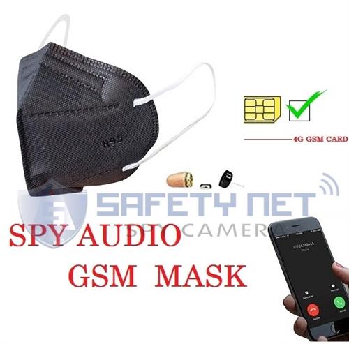 SAFETYNET Spy GSM Mask With Invisible Earpiece Hidden Micro Wireless Earphone Covert Phone 