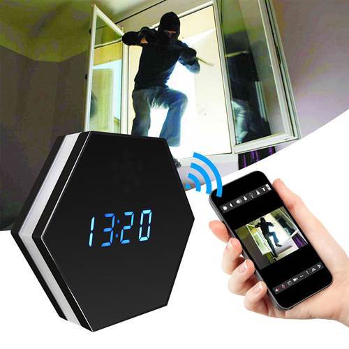 silleye wifi hidden clock camera