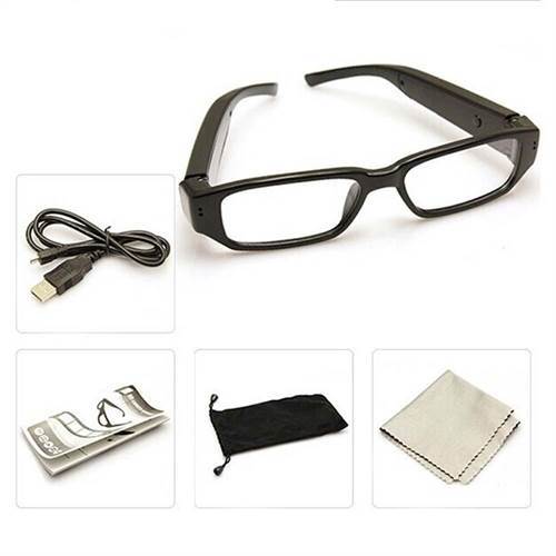 SAFETYNET HD 720P Camcorder mini DVR Camera Eyewear Clear Glasses Video Recorder 1280*720 Hidden Spy Camera Digital Video Camcorder