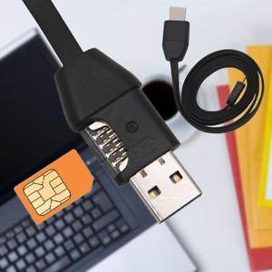 SAFETYNET New 3-in-1 USB Data Cable+Hidden Spy GSM Remote Audio Listening Bug+GPS Locator