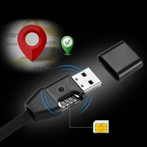 SAFETYNET New 3-in-1 USB Data Cable+Hidden Spy GSM Remote Audio Listening Bug+GPS Locator