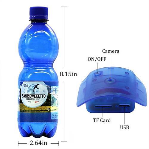 Water Bottle Hidden Spy Camera